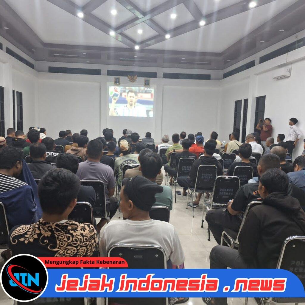 Polres Serang Gelar Nobar Piala Dunia 2026, Ajak Masyarakat Junjung Sportivitas dan Jaga Kamtibmas