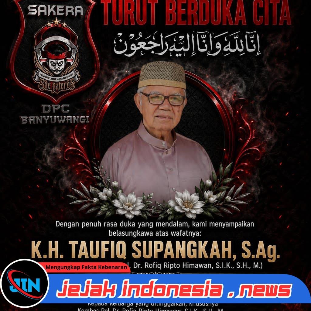 Nurul Amin dan Mbah Semar Sampaikan Duka Mendalam atas Wafatnya Ayahanda Kapolresta Banyuwangi