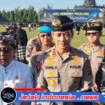 Gelar Apel Bersama Pecalang Polda Bali Komitmen Jaga Kamtibmas Dan Pariwisata Berkualitas