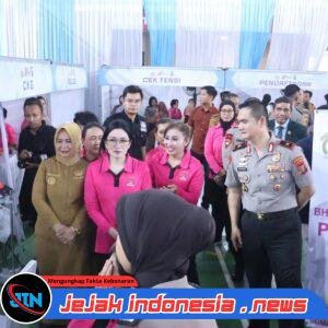Kapolres Langkat Dukung Sukses Bakti Kesehatan Polda Sumut, Ribuan Masyarakat Antusias Ikuti Pelayanan Gratis