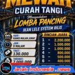 Kolam Pancing Mewah Curah Tangi Gelar Lomba Mancing Lele Berhadiah Jutaan Rupiah, Siapkan Total Tabanas Rp7 Juta