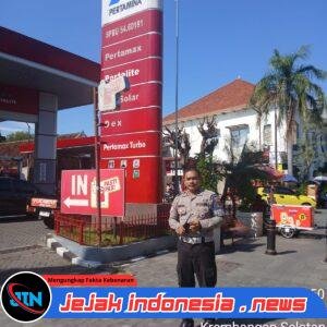 Antisipasi Antrean Pembeli Bio Solar di SPBU, Satlantas Polrestabes Surabaya Patroli Rutin Tiap 1 Jam