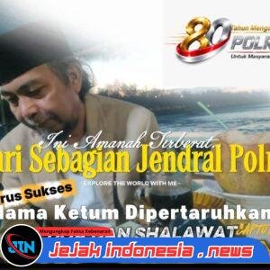 Doa dan Shalawat HUT Bhayangkara ke-80 di Banyuwangi, Ketum FRN: Nama dan Amanah Dipertaruhkan Demi Kesuksesan Acara