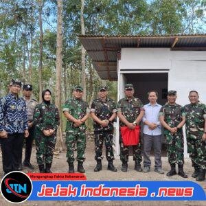 Dandim 0825/Banyuwangi Dampingi Tim Pengawas Kemhan Tinjau Pembangunan Batalyon TP di Purwoharjo