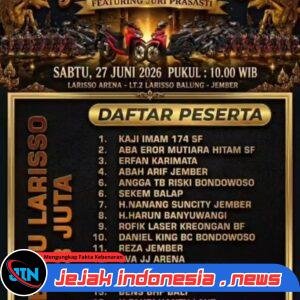 Festival dan Kontes Burung Berkicau “Grebeg Suro” Siap Digelar di Larisso Arena Jember, Hadirkan Juri Prasasti dan Hadiah Menarik