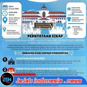 Aksi Damai Kawal Program MBG Digelar di Banyuwangi, Masyarakat Serukan Perbaikan Tata Kelola