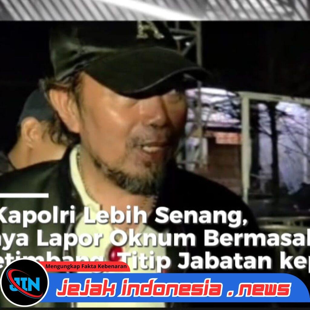 Agus Flores: Kapolri Lebih Senang Saya Melaporkan Oknum Polisi Bermasalah daripada Titip Jabatan