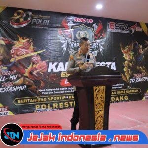Seru,  Turnamen E-Sports Mobile Legends Kapolresta Deli Serdang Cup Road To Kapolri Cup 2026, resmi dibuka Kapolresta Deli Serdang*