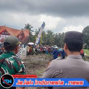 Deru Motor di Hamparan Areal Sawah: Koramil Songgon Kawal Lomba Balap Manol Gabah, Ajang Rakyat Tani Banyuwangi yang Makin Bergengsi