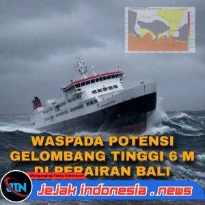 Choirul Hidayanto Ingatkan Masyarakat Waspadai Gelombang Tinggi di Perairan Bali hingga 1 Juli 2026