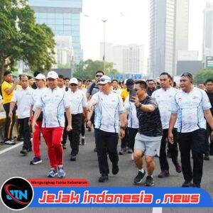 Kapolri Hadiri Giat Olahraga Bersama Warga di Monas, Jelang Hari Bhayangkara ke-80