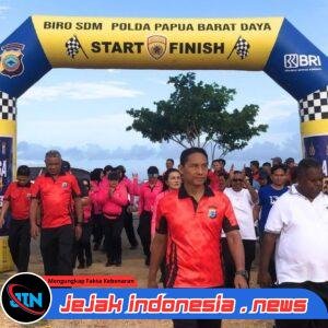 Sambut Hari Bhayangkara ke-80: Ribuan Personel Polda Papua Barat Daya dan Pemprov Melebur dalam Olahraga Bersama