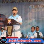 Kapolresta Serang Kota ikuti kegiatan olahraga bersama dalam rangka hari Bhayangkara ke 80