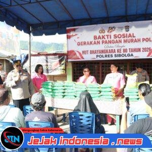 Polres Sibolga Gelar Gerakan Pangan Murah, Bantu Masyarakat Akses Bahan Pokok dengan Harga Terjangkau