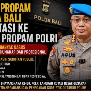 Kabid Propam Polda Bali Dimutasi ke Divisi Propam Polri, Publik Soroti Sejumlah Kasus yang Dinilai Belum Tuntas