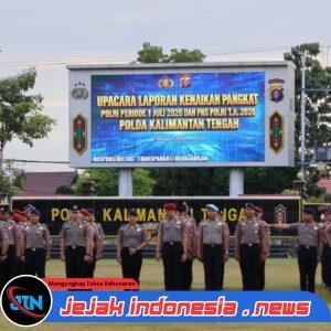 Momentum Hari Bhayangkara ke-80, 863 Personel Polda Kalteng dan Polres Jajaran Naik Pangkat