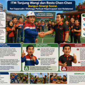 ITM Tanjung Wangi dan Resto Chen-Chen Bangun Sinergi Sosial, Feri Saparudin: Olahraga Perkuat Kepercayaan dan Kolaborasi
