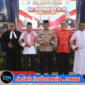 Sambut HUT Bhayangkara ke-80, Polres Simalungun Gelar Doa Bersama Lintas Agama dan Bagikan Sembako untuk Lansia hingga Anak Yatim
