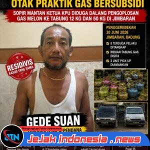 Residivis Dugaan Pengoplosan Gas Diciduk Polda Bali, Gede Suan yang Disebut sebagai Sopir Mantan Ketua KPU Diduga Kendalikan Jaringan Oplosan LPG Subsidi