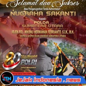 Kapolres Simalungun Ucapkan Selamat atas Nugraha Sakanti Kapolda Sumut: Penghargaan Tertinggi dari Presiden Prabowo Jadi Motivasi Polri Berintegritas dan Humanis