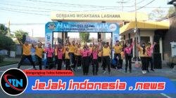 Jalan Sehat Hari Bhayangkara, Polres Kediri Pererat Kebersamaan Keluarga Besar Polri