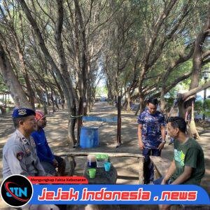 Satpolairud Polresta Banyuwangi Intensifkan Patroli Harkamtibmas di Wisata Pantai Mutiara Tabuhan