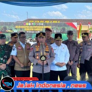 Tinjau Kampar, Kapolri Instruksikan Jajaran Optimalkan Penanganan Karhutla di Riau 