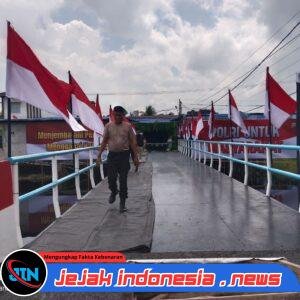 Kapolri Resmikan 80 Jembatan Merah Putih Presisi Tahap II di Provinsi Riau