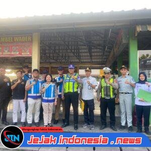Keselamatan Penumpang Jadi Prioritas, Satlantas Polres Gresik Bersama Dirjen Hubdat Gelar Ramp Check Bus di Rest Area 726 B