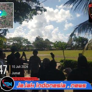 Kasat Polairud Polresta Banyuwangi Pimpin Pengamanan dan Pengawasan Kunjungan Kerja RI-2 di Lapangan Maron Genteng, Situasi Berjalan Aman dan Kondusif