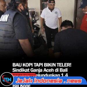 BAU KOPI, ISINYA GANJA! BNNP Bali Gagalkan Penyelundupan 1,47 Kg Ganja Jaringan Aceh Bermodus Kemasan Biji Kopi