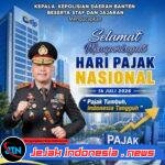 *Peringatan Hari Pajak Nasional, Polda Banten Sampaikan Apresiasi kepada Insan Perpajakan*