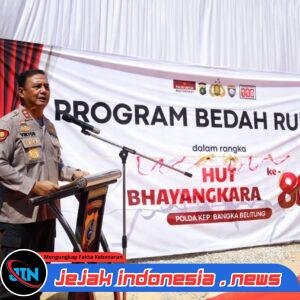 *Kapolda Babel Resmikan Bedah Rumah Korban Kebakaran di Bangka Barat*