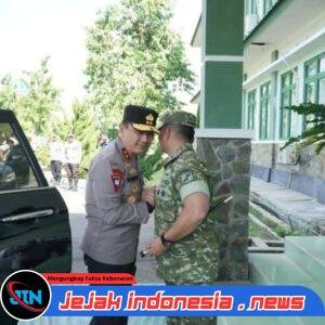 Perkuat Sinergitas, Kapolda Gorontalo Sambangi Makorem 133/Nani Wartabone