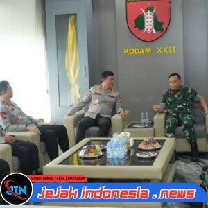 Kapolda Kalteng Perkuat Soliditas TNI-Polri Lewat Silaturahmi dengan Pangdam XXII Tambun Bungai