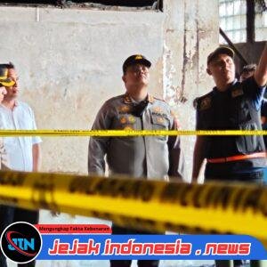 Polres Sibolga Gandeng Tim Labfor Polda Sumut Lakukan Olah TKP Lanjutan Kebakaran Pasar Nauli