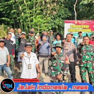 Akselerasi Pembangunan, Dandim 0825/Banyuwangi Tinjau Langsung Progres Jembatan Garuda Tahap IV Di Kalibaru