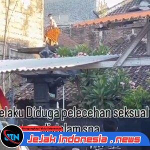 Diduga Pelaku Pelecehan Seksual Kabur dan Bersembunyi di Rumah Warga, Warga Padati Lokasi, Polisi Diminta Bertindak Cepat
