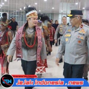 Kapolda Papua Barat Daya Sambut Kunjungan Astamaops Kapolri di Bandara Deo Sorong