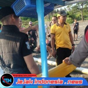 PERAHU NELAYAN TANPA AWAK TERDAMPAR DI PANTAI SABA, TIM GABUNGAN LAKUKAN PENCARIAN PEMILIK