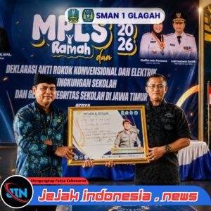 BNNK Banyuwangi Perkuat Gerakan P4GN di Dunia Pendidikan, SMAN 1 Glagah Deklarasikan Sekolah Ramah, Bebas Rokok dan Narkoba