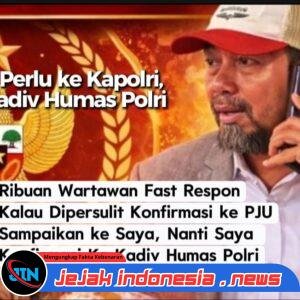 Ketum FRN Agus Flores Soroti Polsek Bunut Kantor Polisi Tidak Boleh Kosong Saat Jam Pelayanan dan Dugaan Intimidasi Terhadap Wartawan 