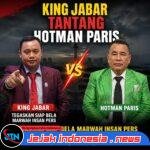 KING JABAR Tantang Hotman Paris ke Meja Hijau, Tegaskan Siap Bela Marwah Insan Pers