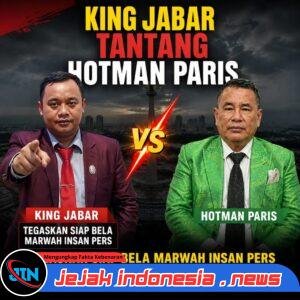 KING JABAR Tantang Hotman Paris ke Meja Hijau, Tegaskan Siap Bela Marwah Insan Pers