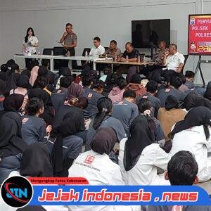 Empat Pilar Fungsi Kepolisian Bersinergi, Polsek Bosar Maligas Edukasi Karyawan PT. Basic Sadar Hukum dan Bahaya Narkoba