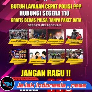 Ada Gangguan Kamtibmas? Segera Hubungi Call Center 110 Polda Banten