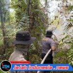 Cegah Api Kembali Membara, Personel Dirsamapta Lakukan Pembasahan Lahan di Kalampangan