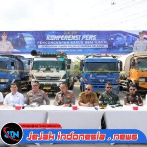 Gempur Mafia Migas, Polda Sumsel Amankan Puluhan Truk dan Jutaan Liter BBM