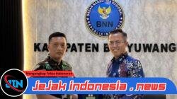 BNNK Banyuwangi dan Lanal Banyuwangi Perkuat Sinergi P4GN melalui Audiensi