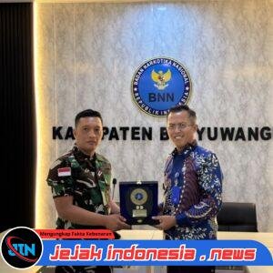 BNNK Banyuwangi dan Lanal Banyuwangi Perkuat Sinergi P4GN melalui Audiensi